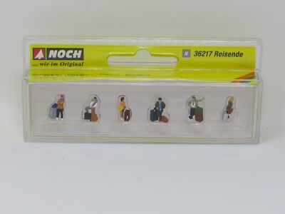 Noch N 36217 Travelers Luggage Passenger Figures Model Trains Scenery