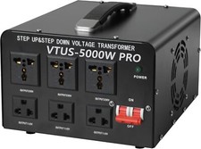 LVYUAN 5000 Watt Voltage Converter Transformer Heavy Duty Step Up Step Down AC