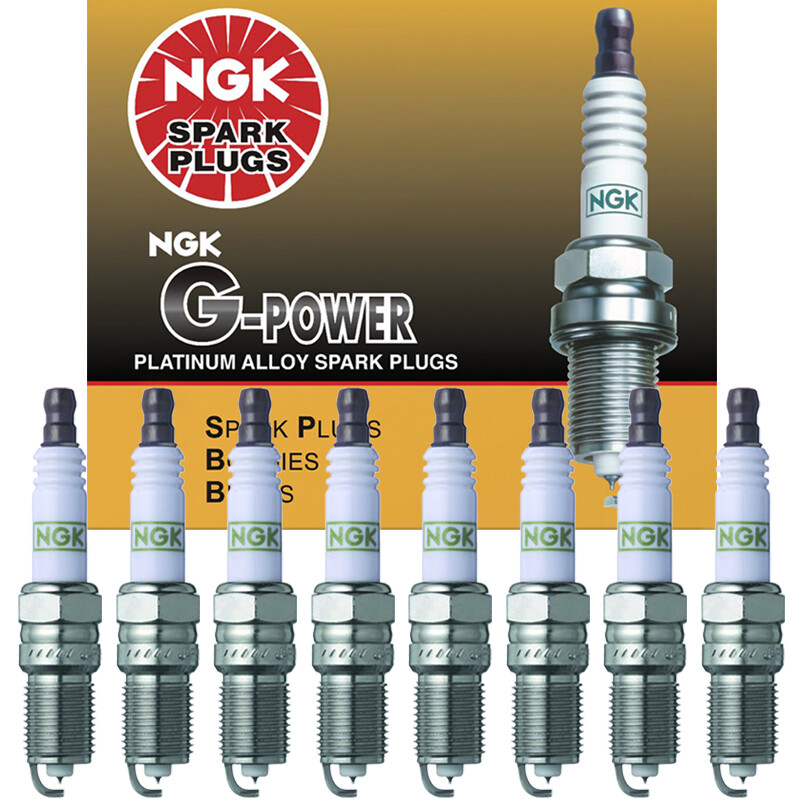 Genuine NGK G-Power Platinum Alloy Spark Plug 8PCS Set TR55GP / 3403