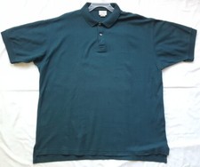 vtg Men's L.L. Bean Polo Shirt Size XL Tall Green Made in USA Double L