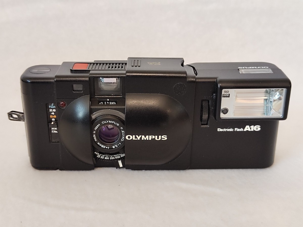 フィルムカメラ OLYMPUS XA + A16 Olympus XA with flash A16 35mm Rangefinder Film Camera | eBay