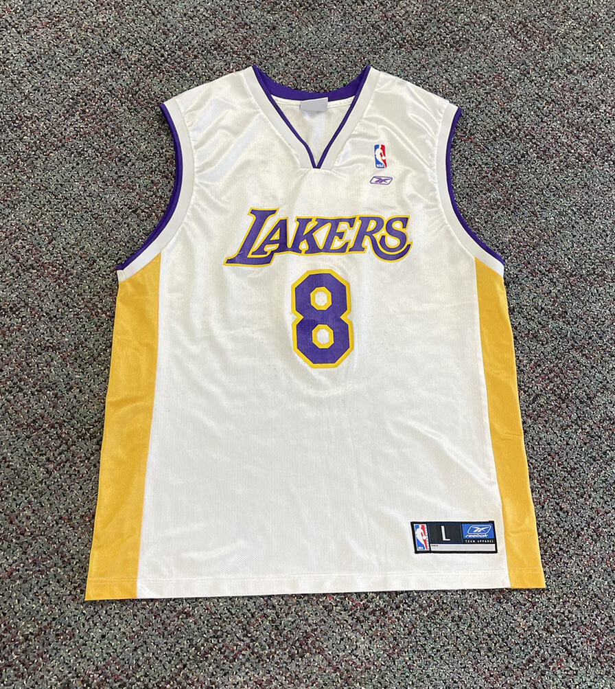 reebok kobe bryant Los Angeles Lakers nba basketball jersey size