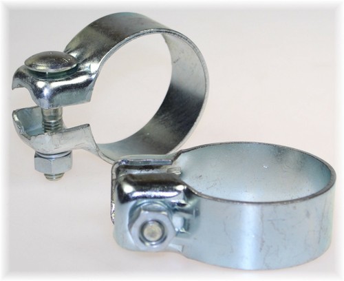 2x Auspuffschelle 65,5mm VAG Breitbandschelle Abgasanlage Audi VW Rohr Klemme