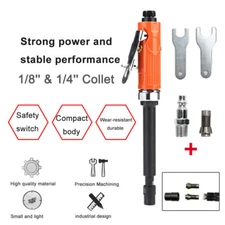 1/4" Straight Mini Air Die Grinder Long Reach 250mm Extended Compressor Polisher