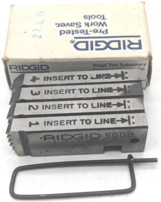 Ridgid 500B Schneidebacken 1/2'' - 13 UNC Bolt Dies NEU OVP