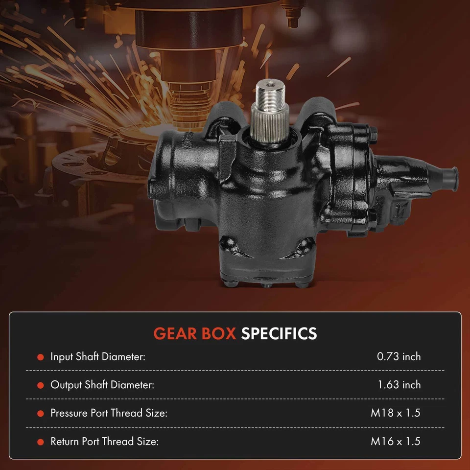 Caja de cambios de dirección asistida para Ford F-250 F-350 Super Duty 2011-2016 2019 BC3Z3504A Foto 3 de 4