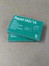 Rapid 14mm x 2000 Galvanised Staples for E-TAC Stapler & Other 140/14 Type 140