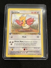 Pokémon TCG Spearow Jungle 62/64 Regular 1st Edition Common