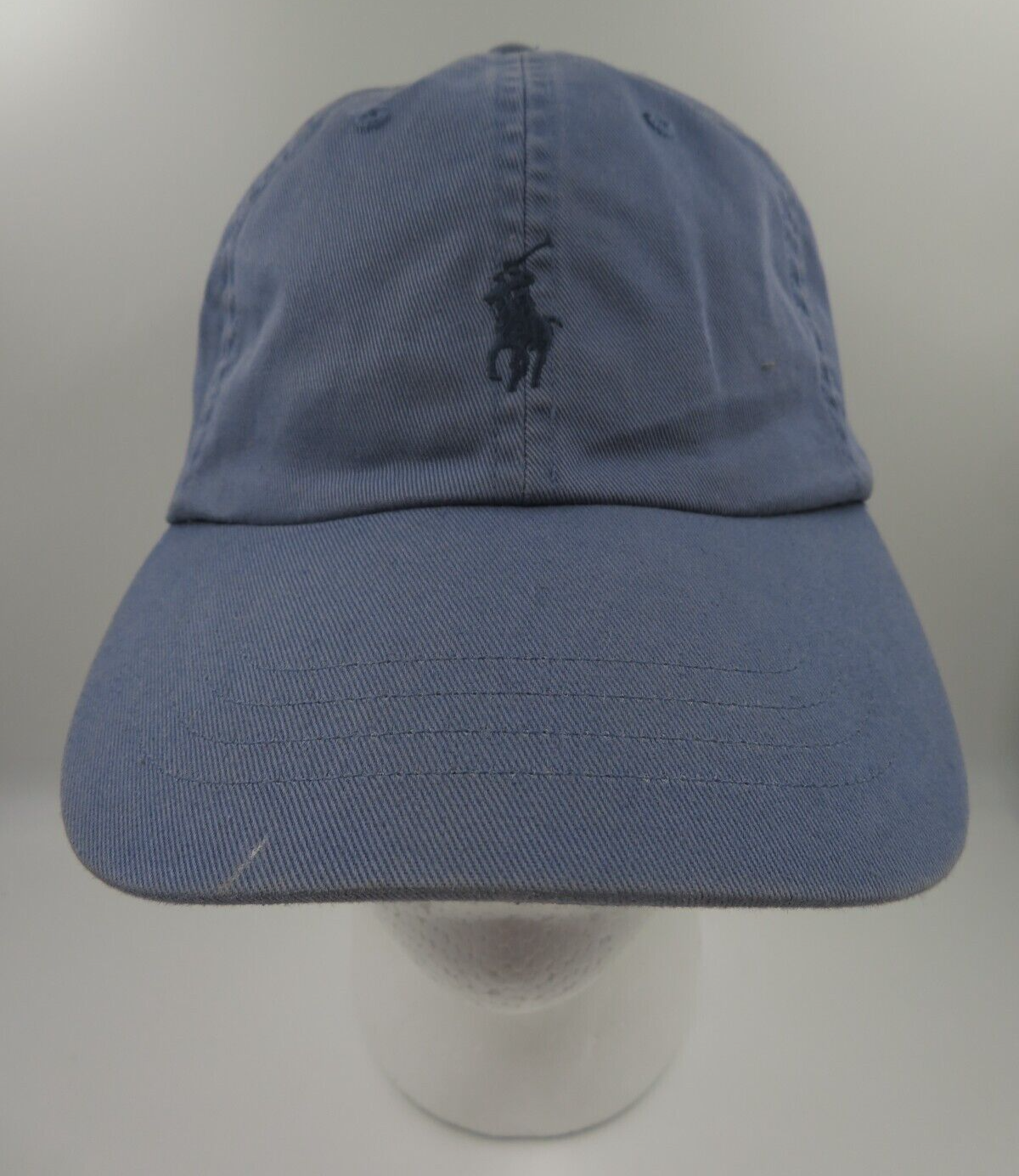 Cappello Pony Vintage Ralph Lauren Blu su Blu Cavallo Spellout Cinese Vintage Anni '90