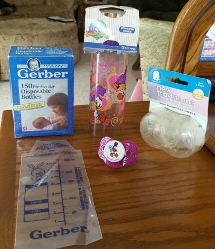 Gerber Wide Neck Baby Bottles