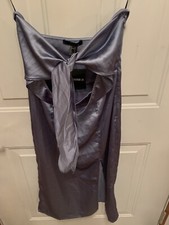 Forever 21 Satin Lavender Party Dress Size Large 