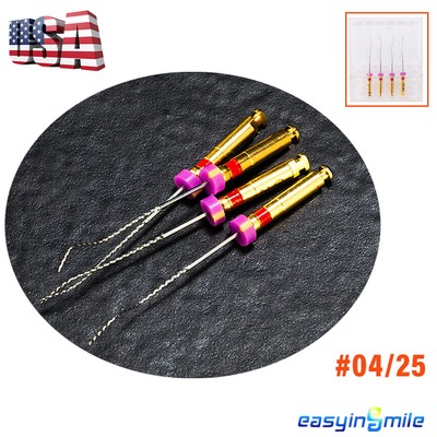 4 Lime Endodontiche Rotanti X3-MAX In NITI 25 Mm Per Finitura E Pulizia Canali - Easyinsmile