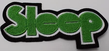 SLEEP   EMBROIDERED PATCH