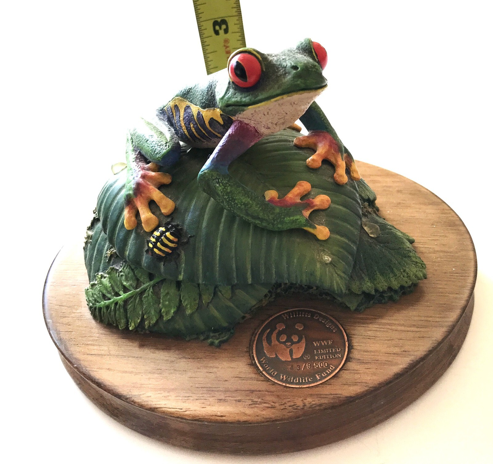 VTG Red-eyed Green Tree Frog Ltd Ed 443/9500 World Wildlife Fund 1992 Willitts