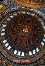 PHOTO ST PAUL'S INNER DOME ANOTHER VIEW OF THE MAGNIFICENT INNER DOME AT ST PAU