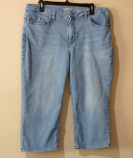 Riders By Lee Mid-Rise Denim Capri Stretch Women's 16M H33-1