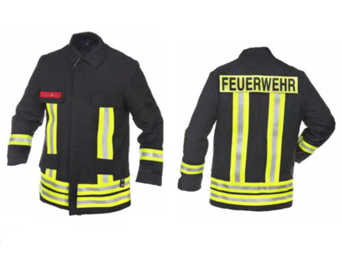 Feuerwehrjacke HuPF Teil Reflex wie Feuerwehr-Überjacke T 1/99  Einsatzjacke