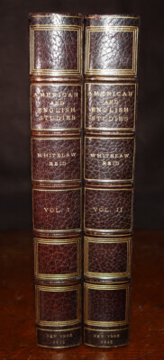 1913 American and English Studies by Whitelaw Reid First Editions 2 V Stikeman