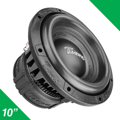 TPT-T2500-10 D2 Timpano 10'' Subwoofer 2000 WATT MAX POWER DUAL 2 OHM CAR AUDIO