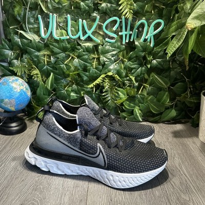 Nike React Infinity Run Flyknit CD4371-012 Black /White Running Men's Size 12.5
