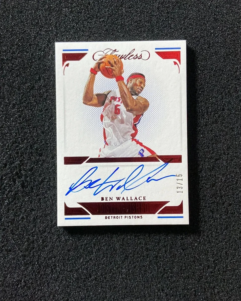 25+ Ben Wallace Basketball Autographed Sports Trading Cards