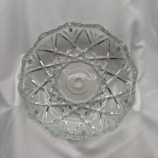 Vintage Glass Bobeche Chandelier