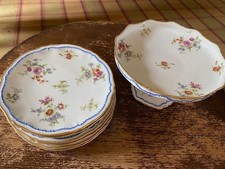 Theodore Haviland Limoges porcelain, Cake stand and desert plates