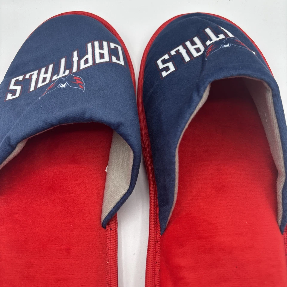 Foco Washington Capitals Hockey Team Slippers Men's Size Large (11-12) - Image 4 of 4