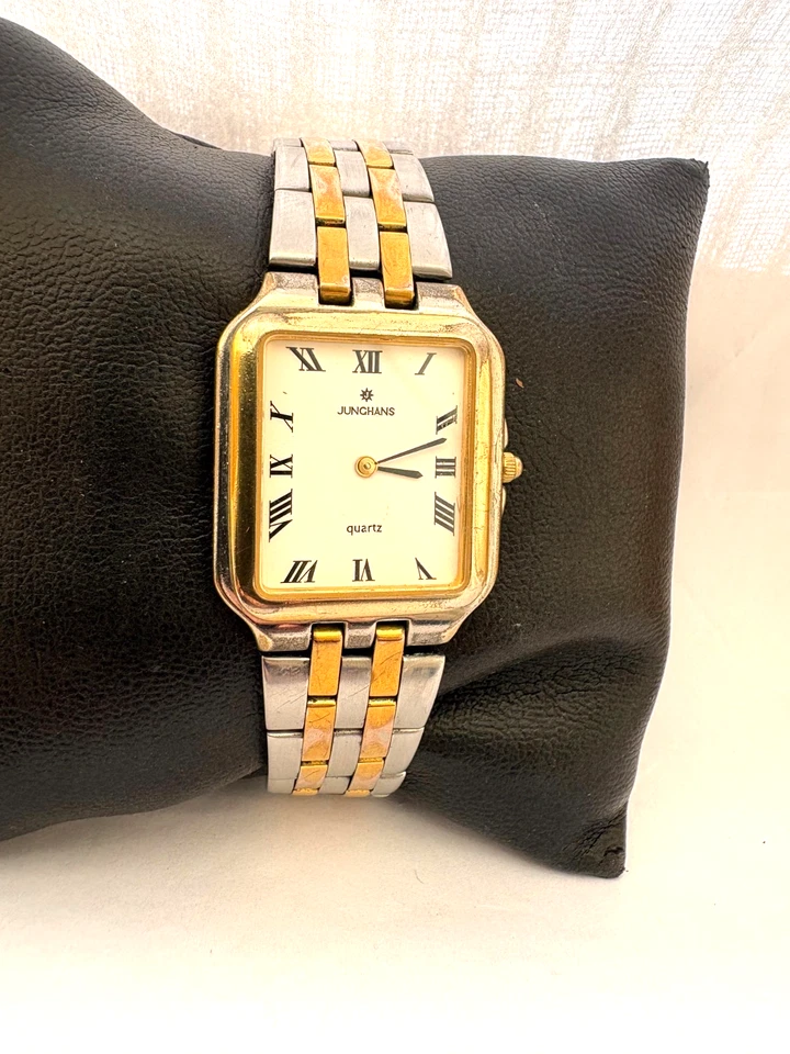 Junghans Herren Vintage Schlanke Quarz Armband Uhr 41/0216 - Bild 3 von 4