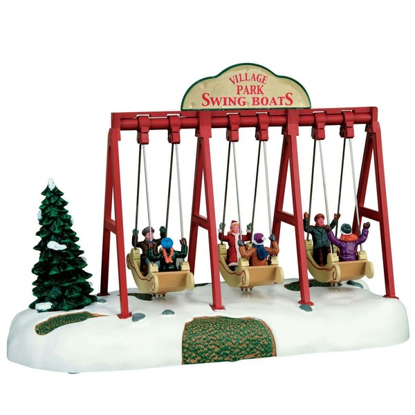 Lemax Weihnachtsdorf Schiffschaukel Winter Deko Weihnachten Deko Figuren Deko-image
