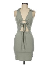 PrettyLittleThing Women Gray Cocktail Dress 6