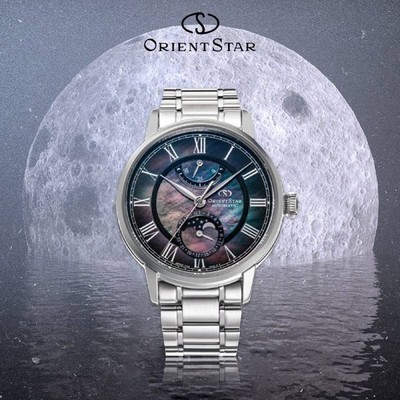 Orient Star RE-AY0116A Moon Phase Mechanical Men's Watch Limited Edition 200 Pcs