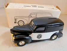 Diecast Bank 1940 Washington State Patrol sold by WSP Memorial