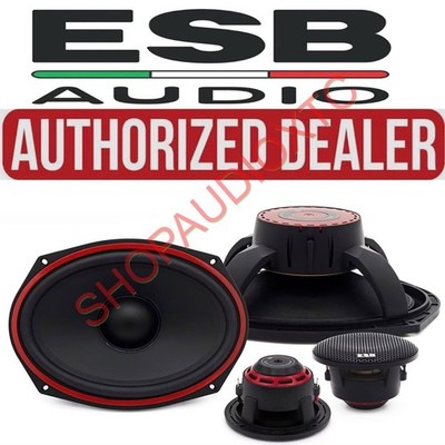 ESB AUDIO 3.69K2.5 6''x9'' 120W RMS 4-OHM COMPONENT SPEAKERS + 2.5'' WIDE-RANGE NEW