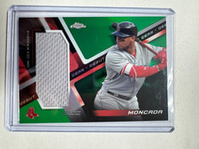 READ Yoan Moncada 2019 Topps Rookie Debut Gear Relic Green /99 Boston Red Sox