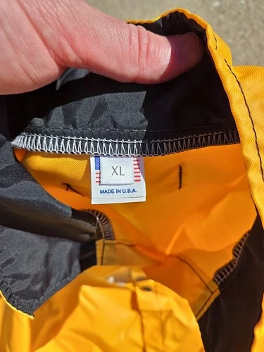 Heavy Weight Hi-Vis Reflective Slicker Jacket (Yellow) Made In USA, NWOT 🔥  image 5