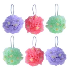 Exfoliating Body Scrubber Sponge Balls for Bathing Sponges Washball