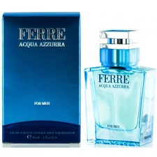 Image of GIANFRANCO FERRE ACQUA AZZURRA 30ML EDT SPRAY | NEW & SEALED | FREE P&P | UK
