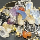 Clearance Sale Assorted Crystal Pendant Mix (10 pcs) Gift Set Jewelry Necklace