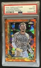 2025 Topps Chrome Sapphire Jackson Merrill SP SP Orange Refractor #/25 PSA 10