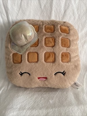 Jazwares Russ Snackeez Waffle Plush With Butter RARE 8'' Breakfast Food Plush