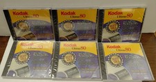 6x Kodak CD-R Ultima 80 Silver/Gold - 700 MB/80 Min 1x-12x - New/Sealed READ