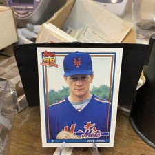 1991 Topps #443 Jeff Innis New York Mets Baseball Card