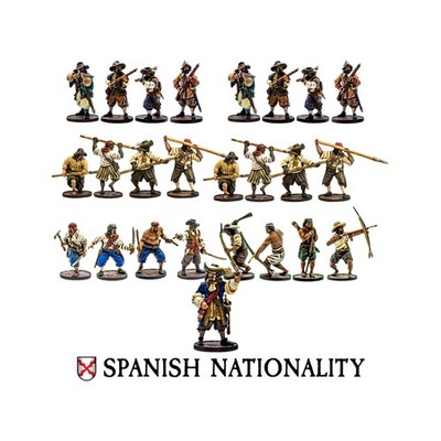 Firelock Blood & Plunder Spanisches 28mm Spanische Nationalität Starterset Neu