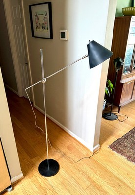 MCM Robert Sonneman Style Cantilever Floor Lamp | George Kovacs Adjustable Lamp