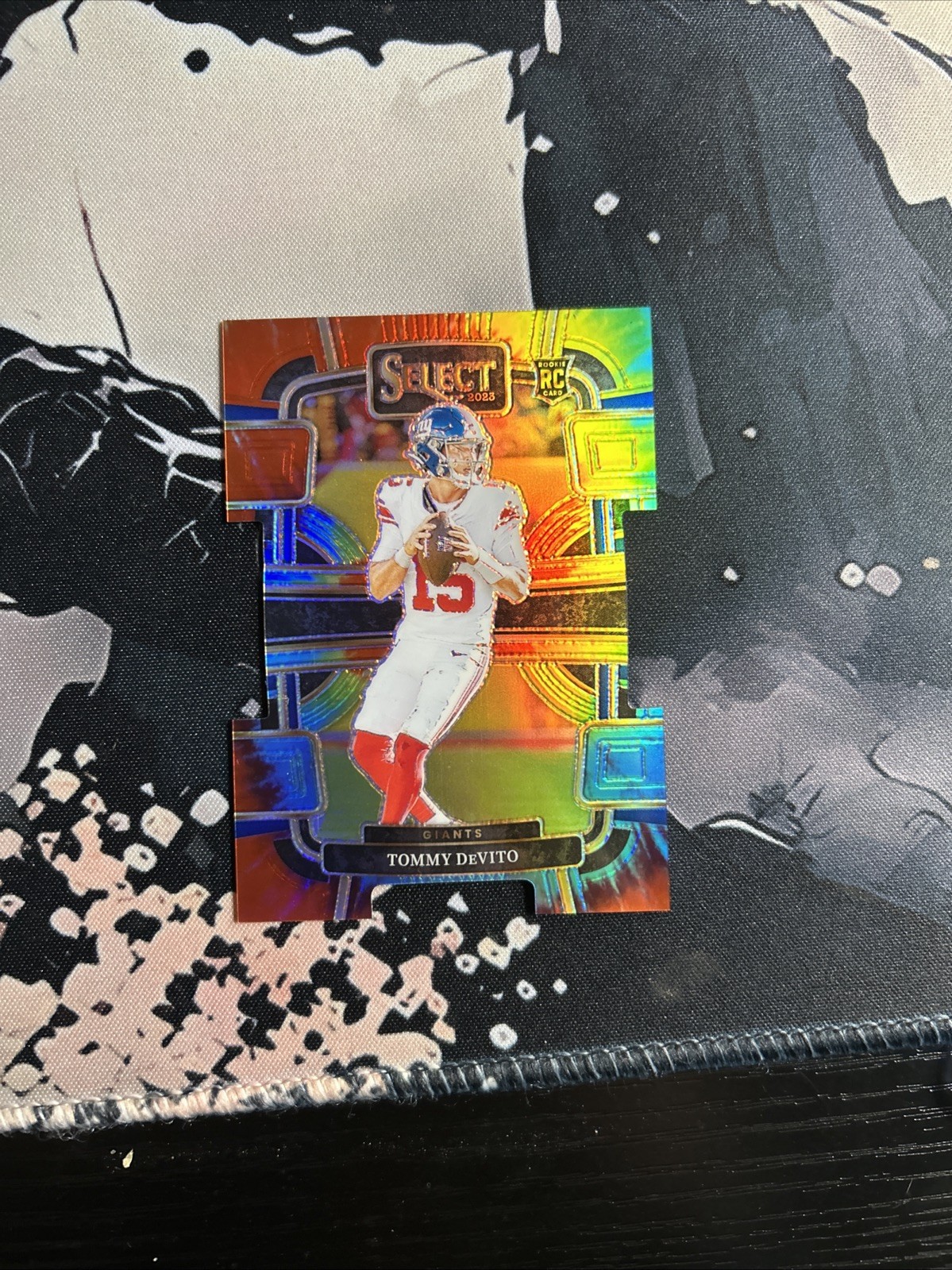 2023 Panini Select Concourse Tommy DeVito #73 Tie-Dye Prizm /25 (RC)
