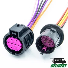 Electrical connector 8-pin. Female + Male. Waterproof. 20197K