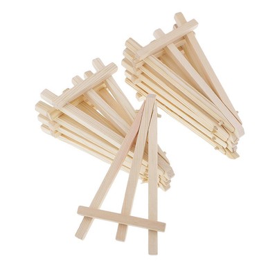 10 Stck. Mini Holz Stativ Staffelei Display Malerei Ständer Karte Leinwand Halter Zum Selbermachen
