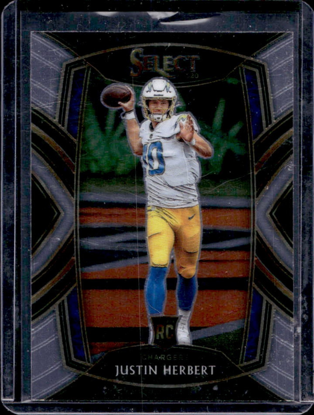 Justin Herbert Panini Select #244 Base
