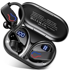 Wireless Earbuds Bluetooth 6.1 Sport Headphones with Earhooks and Mic